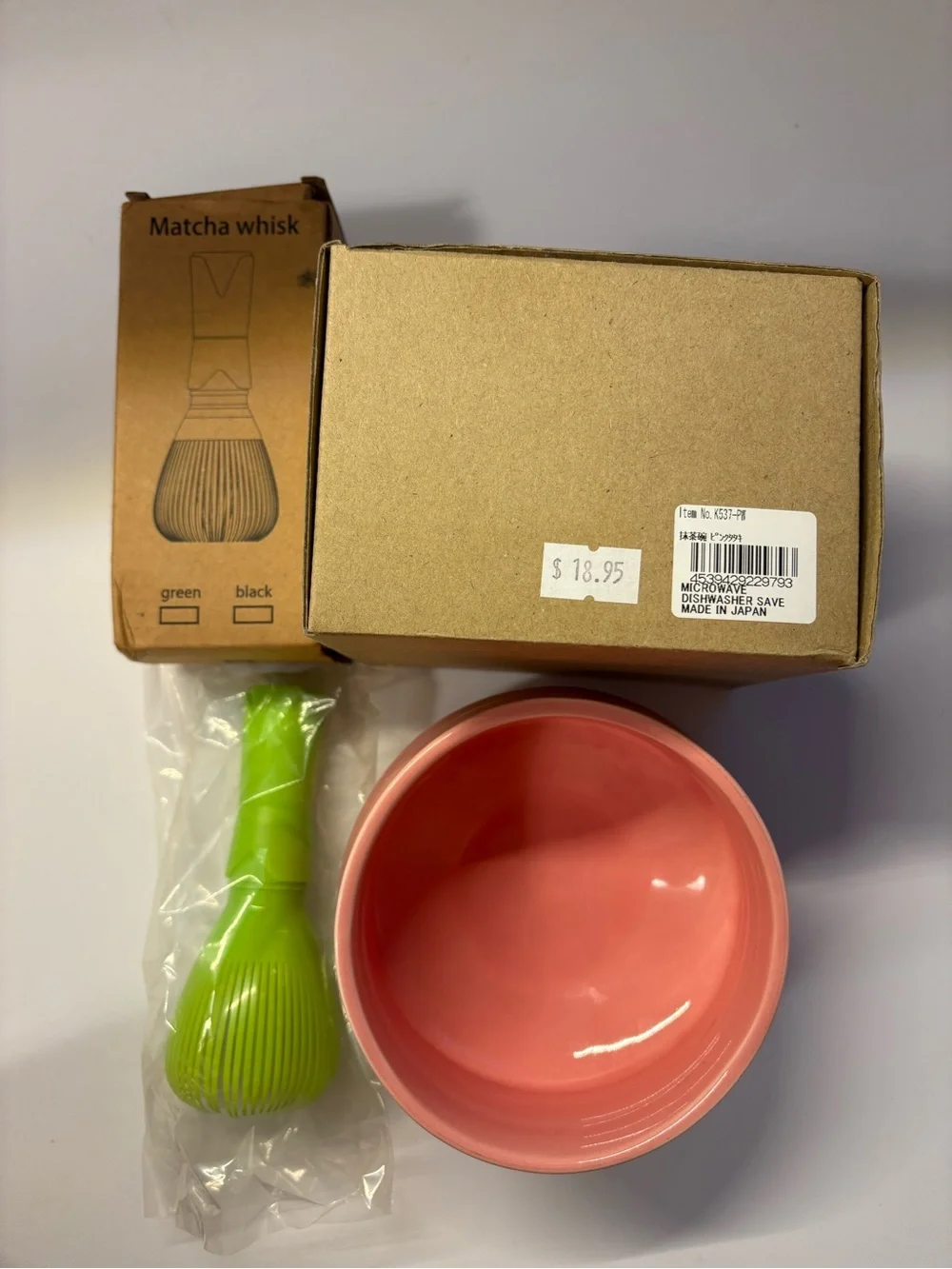 Matcha bowl and whisk